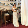 women's ruffled long frilly skirts