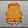 Men Vintage Brown Genuine Leather Vest
