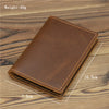 Men’s Crazy Horse Leather Card Holder Wallet in Cowhide