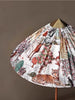 Danish Wabi-Sabi Rattan Floor Lamp Retro Hat Style Standing Light
