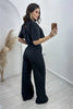 Women's Long Wide Leg Pants And Top