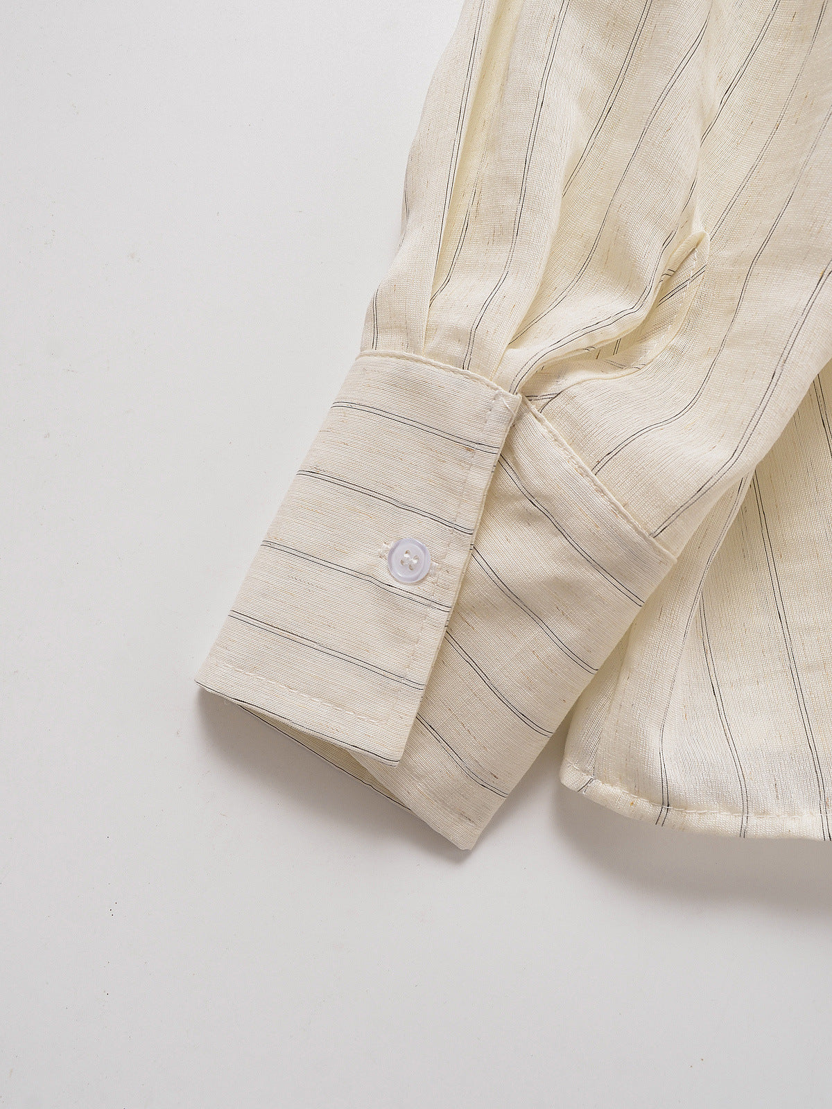 Oversized Striped Long Sleeve Shirt