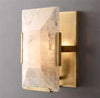 Modern Marble and Copper Wall Lamp Indoor Wall Sconce