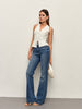 White Lace V-Neck Button Front Sleeveless Vest Top