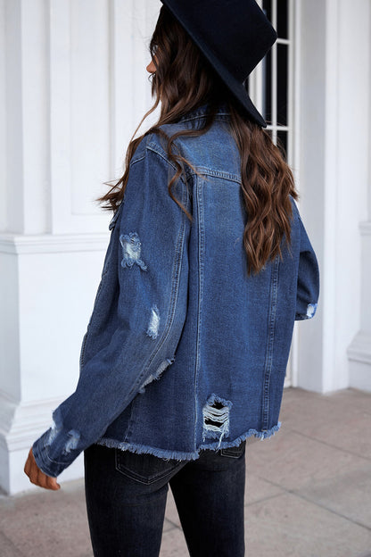Lightweight denim jacket for ladies