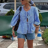 Women Puff Sleeve Shirt