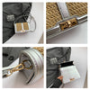Small Woven Straw Crossbody Bag Summer Beach Purse