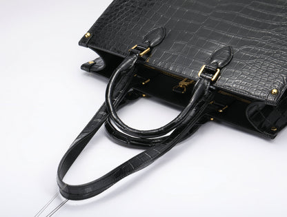Women Genuine Crocodile Leather Handbag