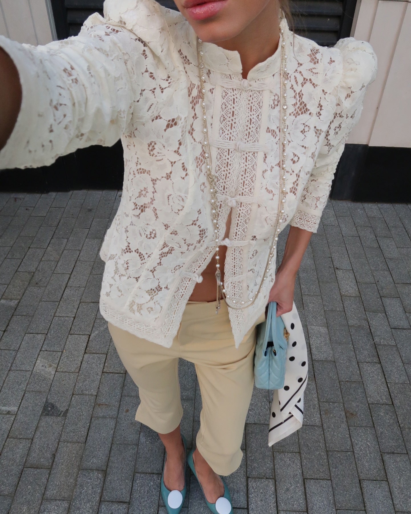 Summer Lace Crochet Slim Fit Blouse for Women