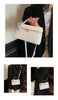 Genuine Leather Shoulder Crossbody Box Purse
