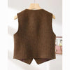 Single Breasted Vest Blazer Workwear