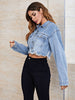womens short denim jacket
