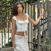 women's ruffled long frilly skirts