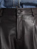 Women’s Genuine Leather Mid-Length Suit Shorts