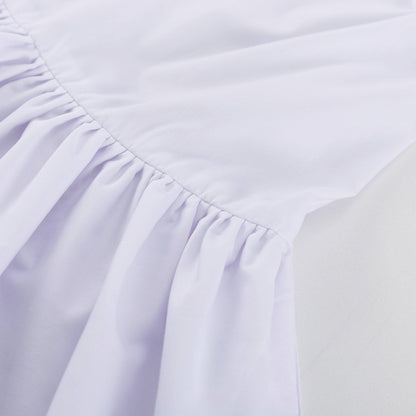 Women's Half Placket Ruffle Blouse