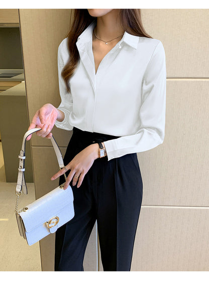 womens business casual long sleeves shirts