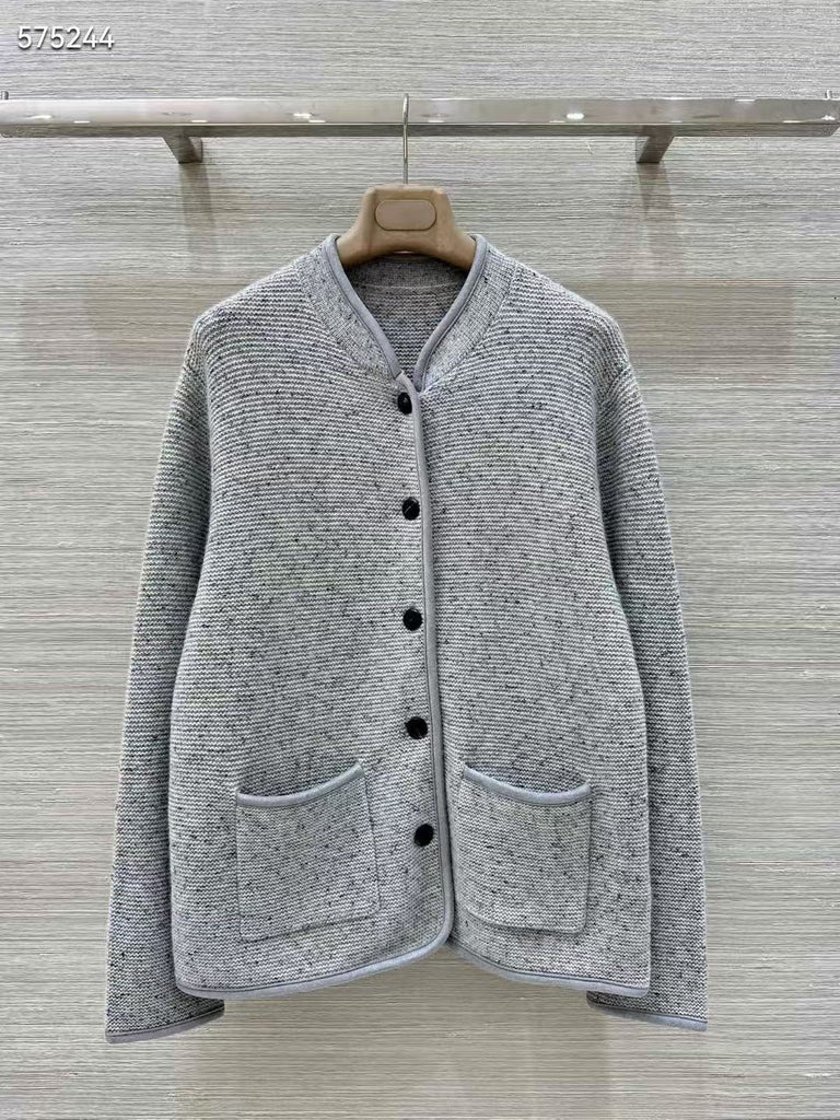 Women Genuine Cashmere Button Jacket Cardigan Coat