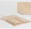 Nordic Light Luxury Natural Marble Tray for Bathroom, Vanity, and Table Décor