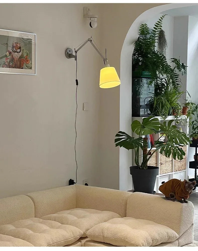 Adjustable Italian Swing Arm Wall Light