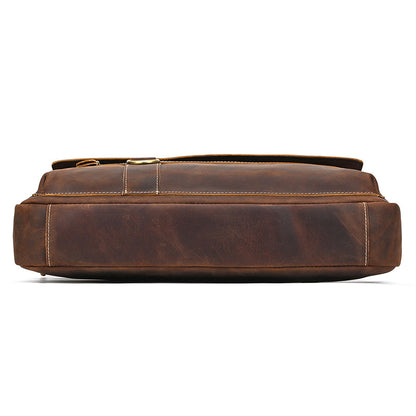 Genuine Leather Office Messenger Bag for Men