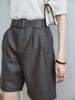 Classic Women's Leather Shorts
