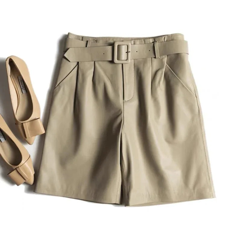 Classic Women's Leather Shorts 2 M