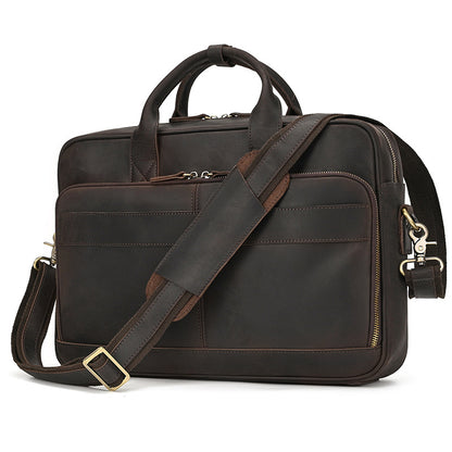 Airline Carry On Trolley Leather Sleeve Briefcase Bag