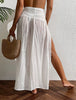 Swim Summer Beach Split Thigh Cover Up Skirt