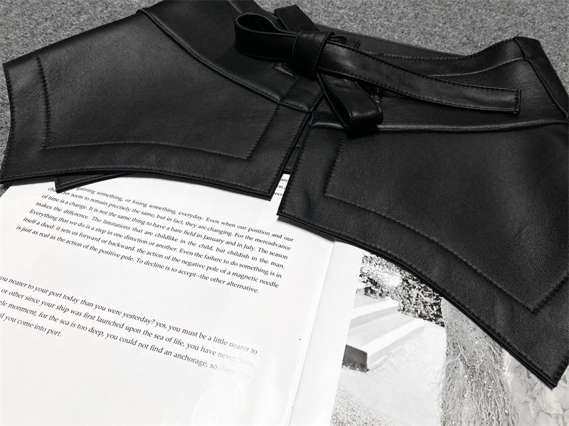 Leather Waist Belt for Women Slimming Wide Corset Style