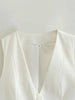 Women's Causal Vest Sleeveless Office Four Buttons