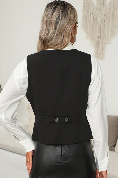 Women's Sleeveless Workwear Vest Tailored Fit for Office & Casual Wear