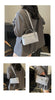 Genuine Leather Shoulder Crossbody Box Purse