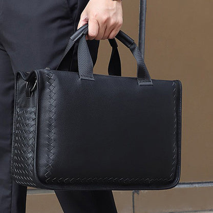 Men’s Genuine Leather Laptop  Office Bag