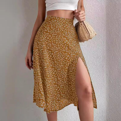 Split Thigh Skirt Vacation Beach Outfits