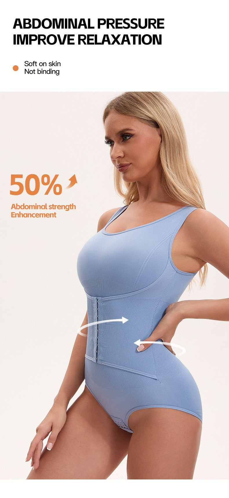 Adjustable Tummy Control Body Shaper for Women Seamless Waist Trainer