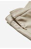 High Rise Leather Elephant Style Pants Straight Leg Midi Culotte