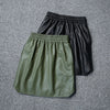 Genuine Leather Skirt High Waisted Short Mini Skirt