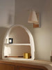 Italian vintage acrylic bedside wall lamp
