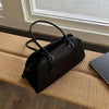 Leather French Tote Bag Underarm Shoulder Purse