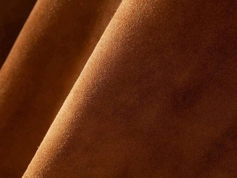 Women’s Sheepskin Suede Brown Button Jacket