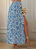 split thigh maxi skirts for women