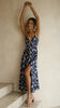 Sweet floral suspender maxi dress for women summer