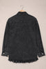 Oversized Washed Denim Jacket Women Streetwear