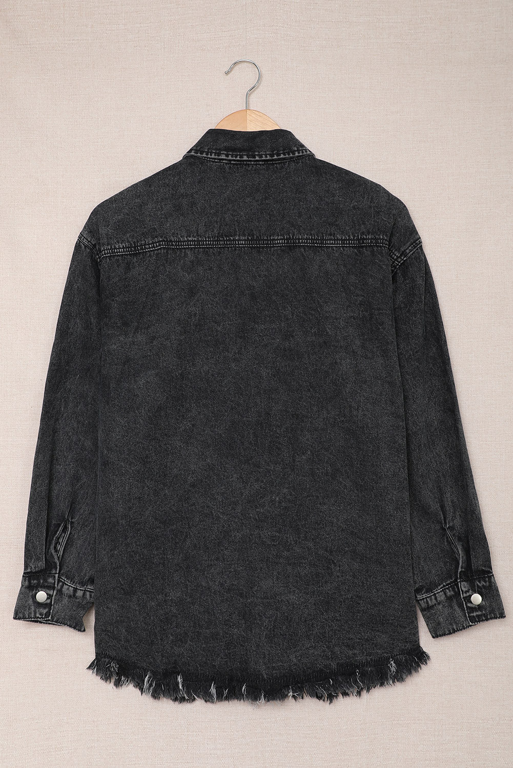 Oversized Washed Denim Jacket Women Streetwear