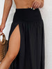 Swim Summer Beach Split Thigh Cover Up Skirt