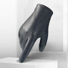 Men’s Leather Driving Gloves in Sheepskin with Perforated Touchscreen Design