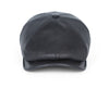 Men's leather newsboy cap with sheepskin