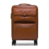 Premium Leather Trolley Suitcase Set