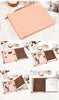 Leather Tablet Organizer for 13-Inch iPad with Crocodile Pattern