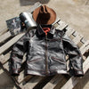 Men’s Waxed Cowhide Leather Jacket